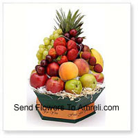 Basket Of 5 Kg (11 Lbs) Assorted Fresh Fruit Basket